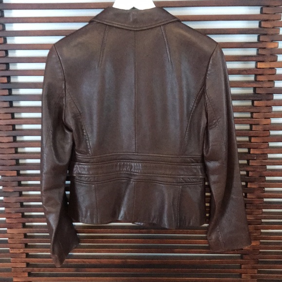 SOLD🎉🎉🎉🎉🎉🎉🎉Loft leather jacket - Picture 5 of 7